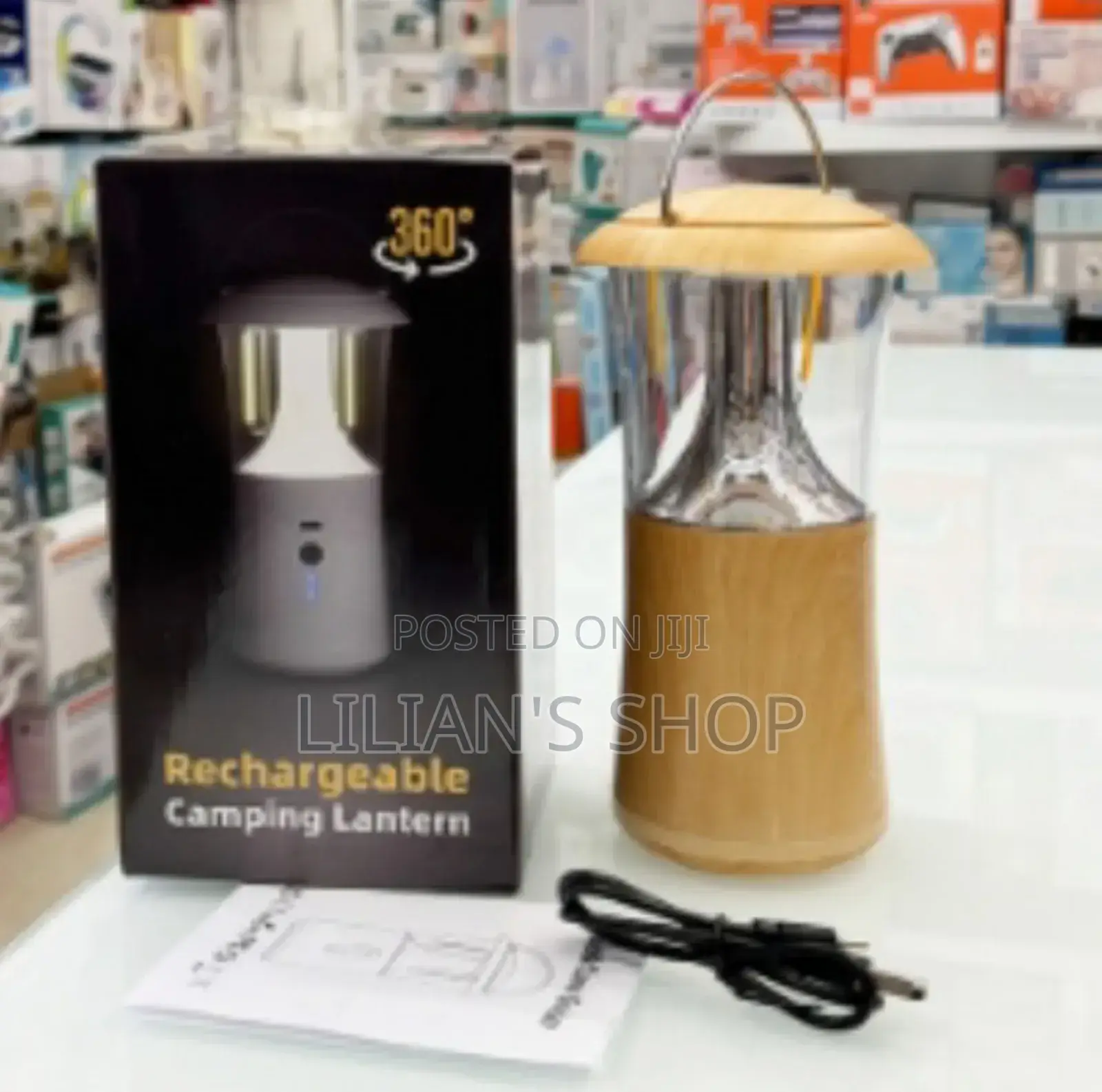 Rechargeable Lamp With Type C Charger