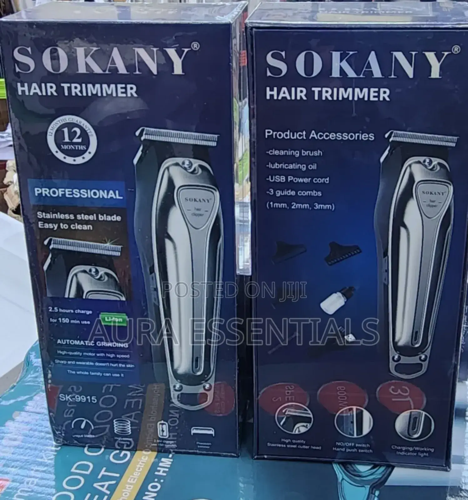 Sokany Sk-9915 Electric Hair Clipper 1000mah