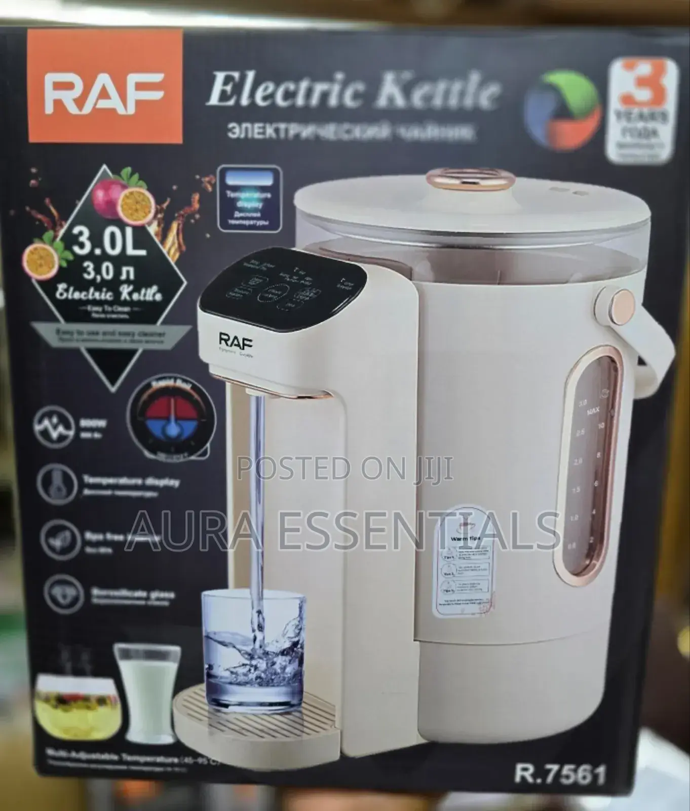 RAF Classic Design 3.0L Electric Kettle