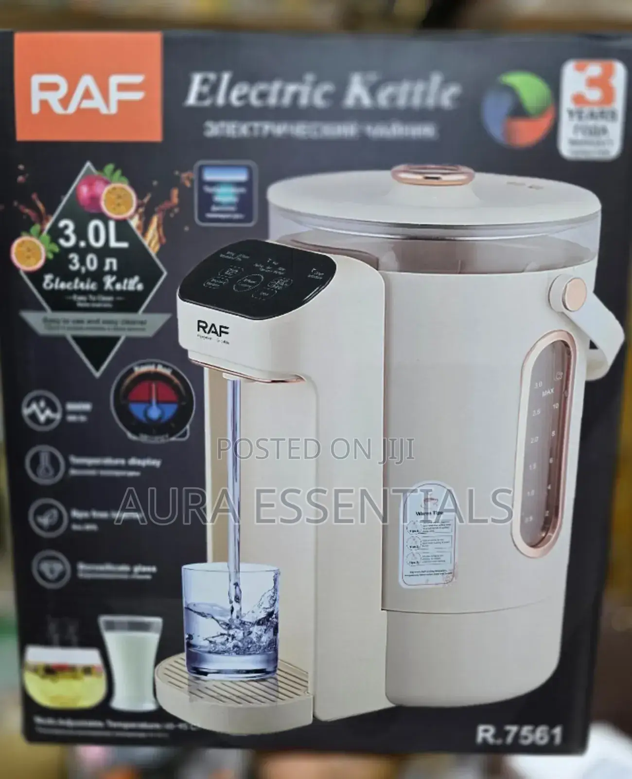 RAF Classic Design 3.0L Electric Kettle