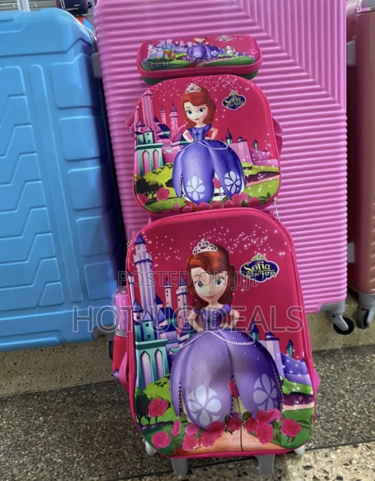Frozen Beauty Set of 3 Pieces Kids School Bag Set