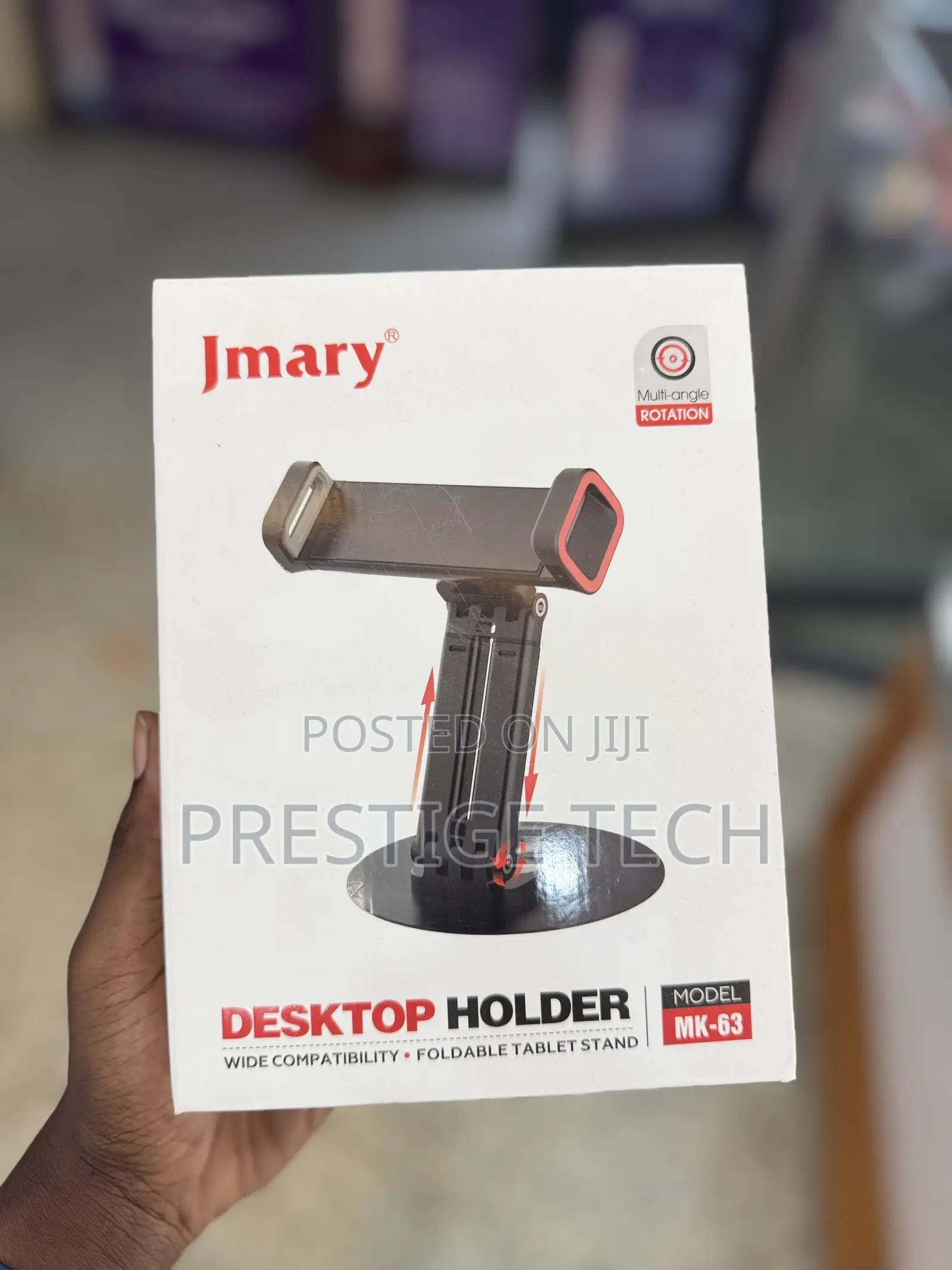 Jmary Foldable Tablet Stand / Desktop Holder for Phone Tab