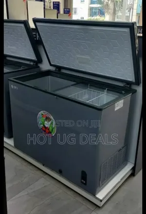Spj 400 Litres Hard Top Deep Freezer - Grey