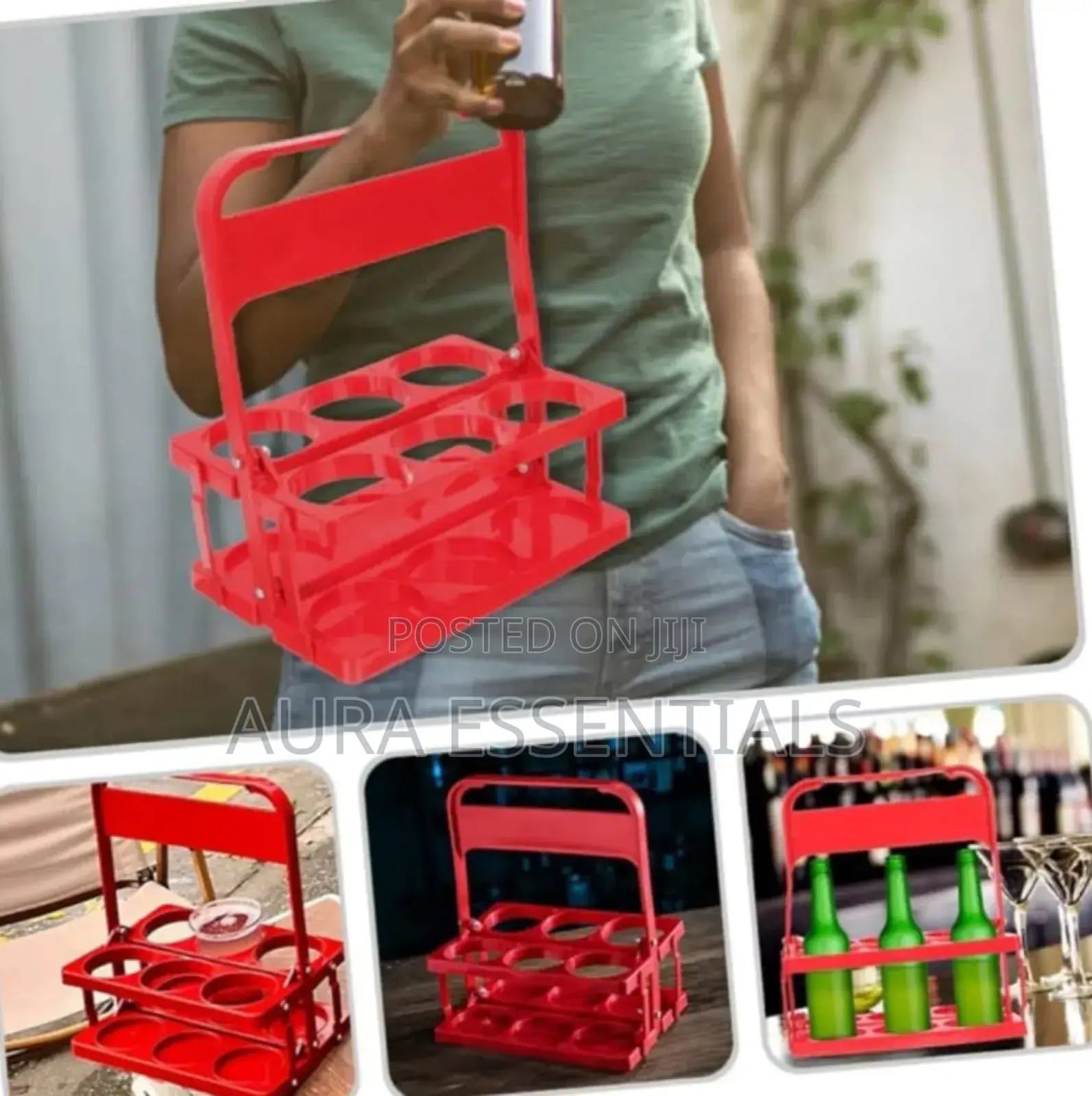 Portable Foldable Beer /Soda Rack