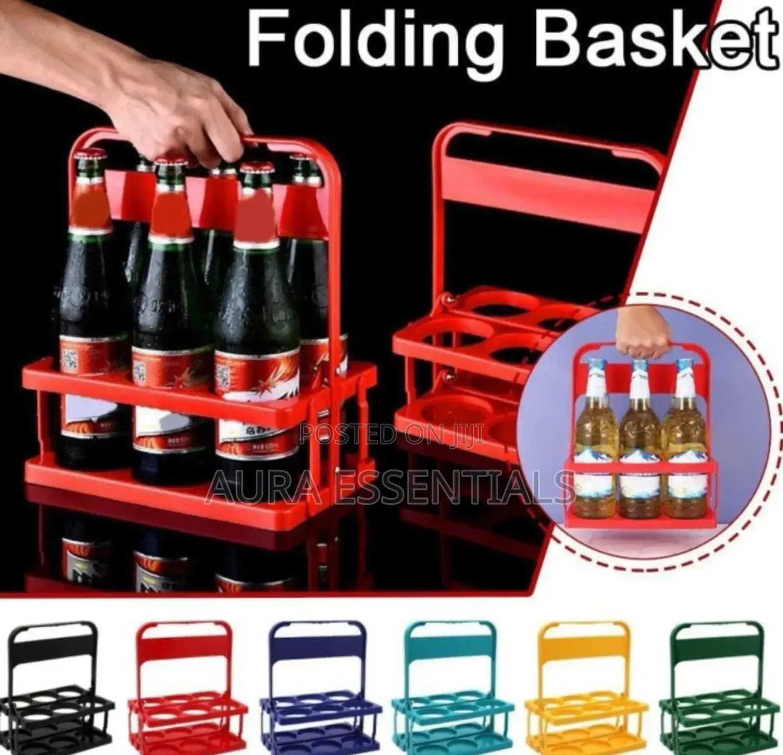 Portable Foldable Beer /Soda Rack