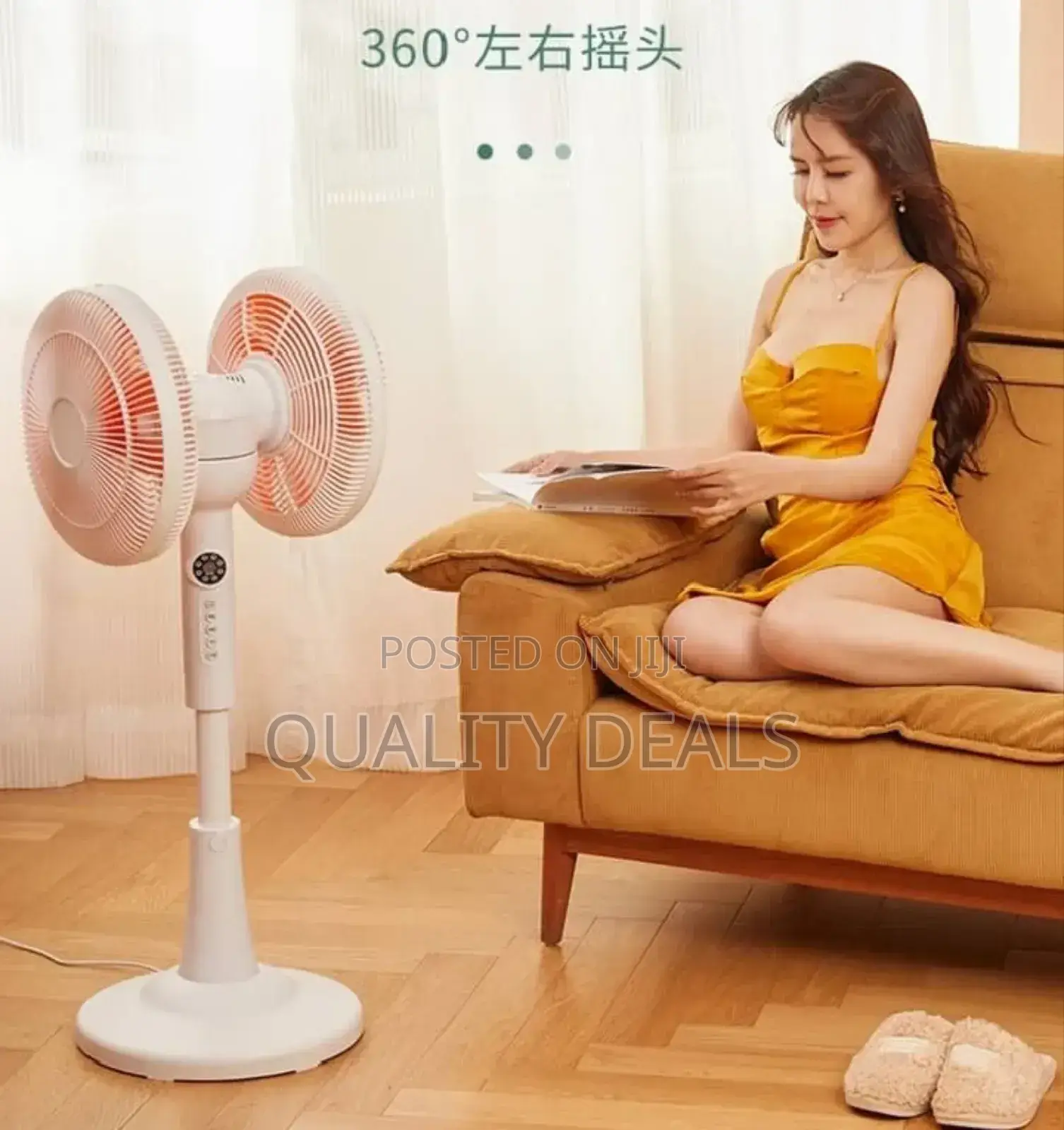 12 Inch Heavy Duty Double Sided Rotating Fan