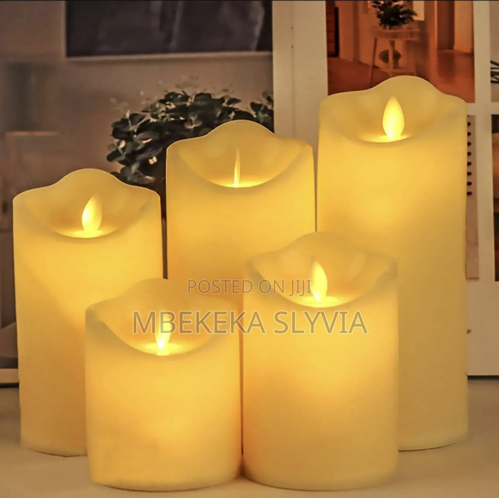 Led Candles Smokeless Candles Warm Yellow White Per Piece