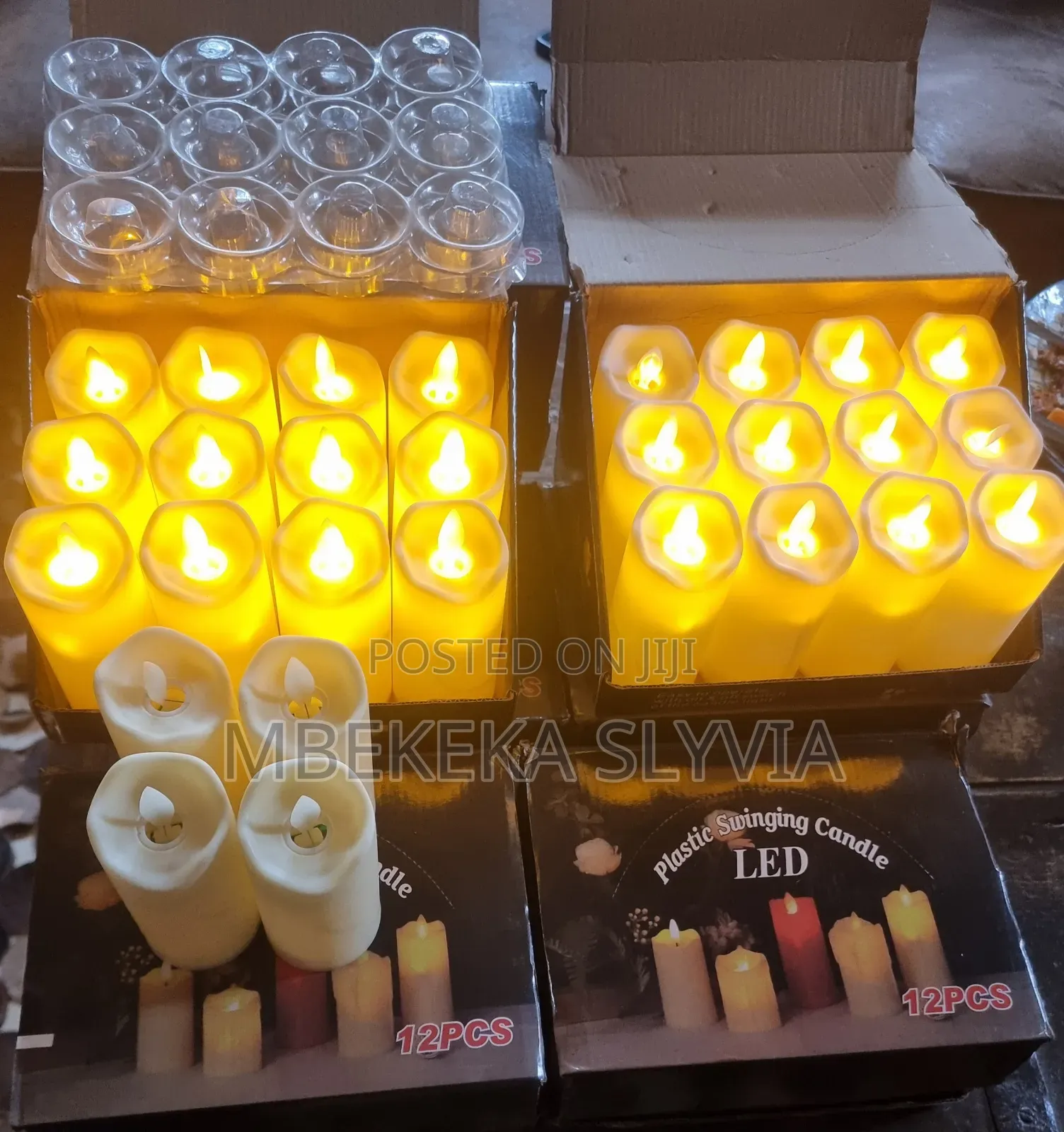 Led Candles Smokeless Candles Warm Yellow White Per Piece