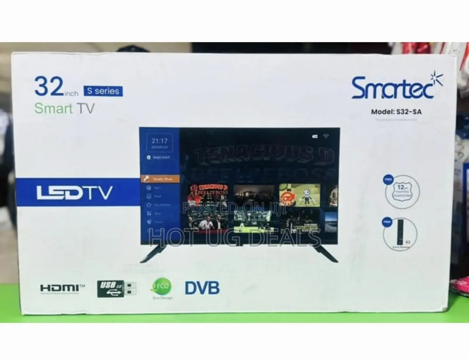 Smartec 32 Inch Smart Hd Android Frameless Free to Air Tv