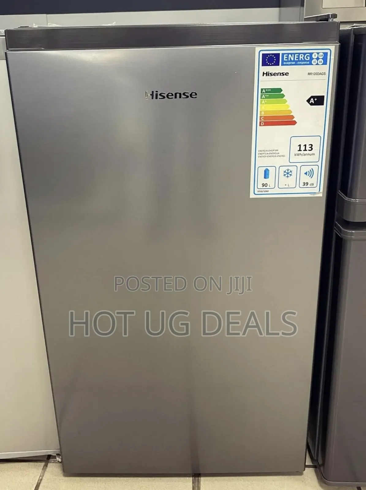 Hisense 120l Fridge, Single Door Bar Refrigerator – Silver