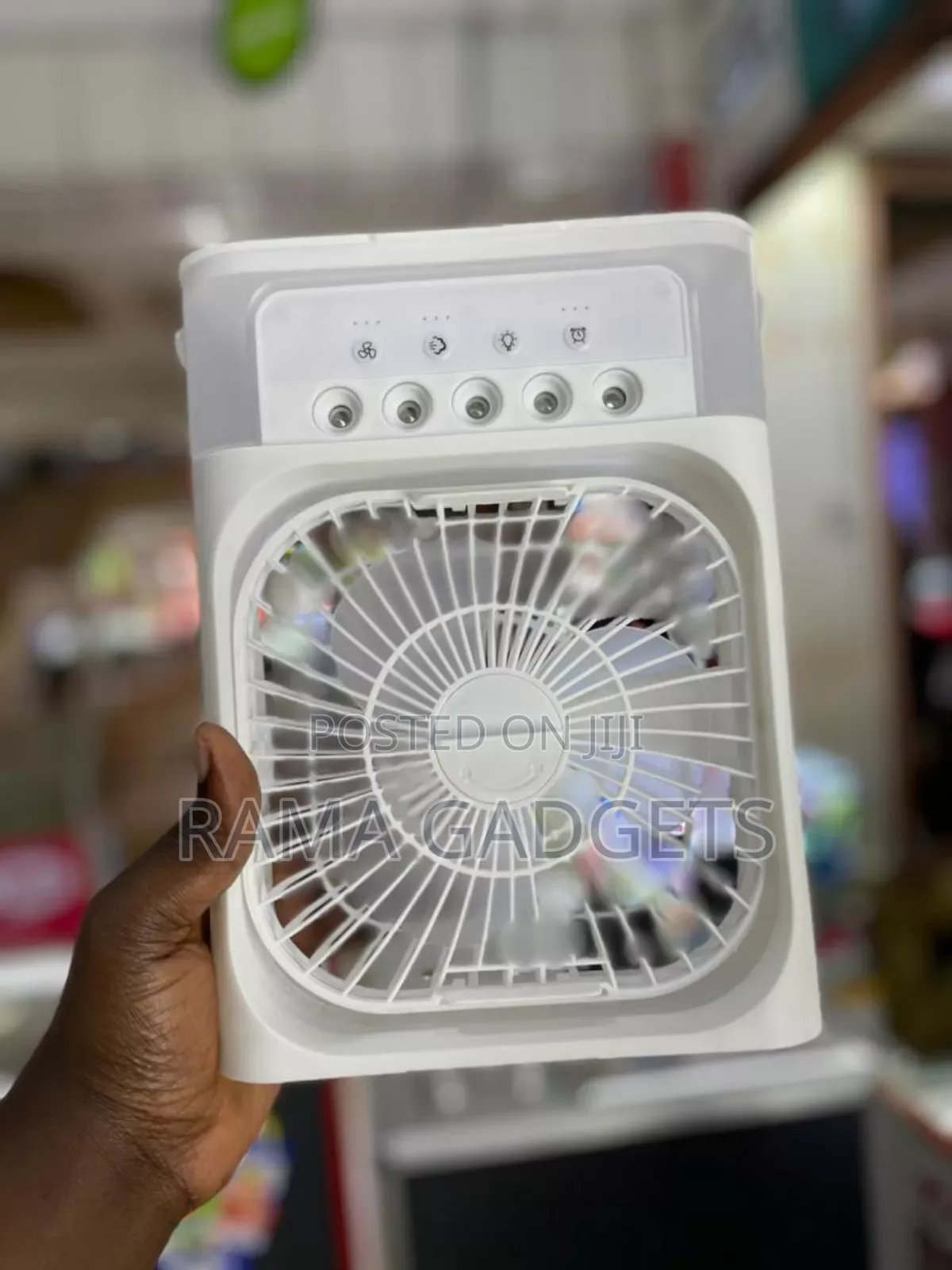 Stainless Steel Portable Humidifier Mini AC Fan