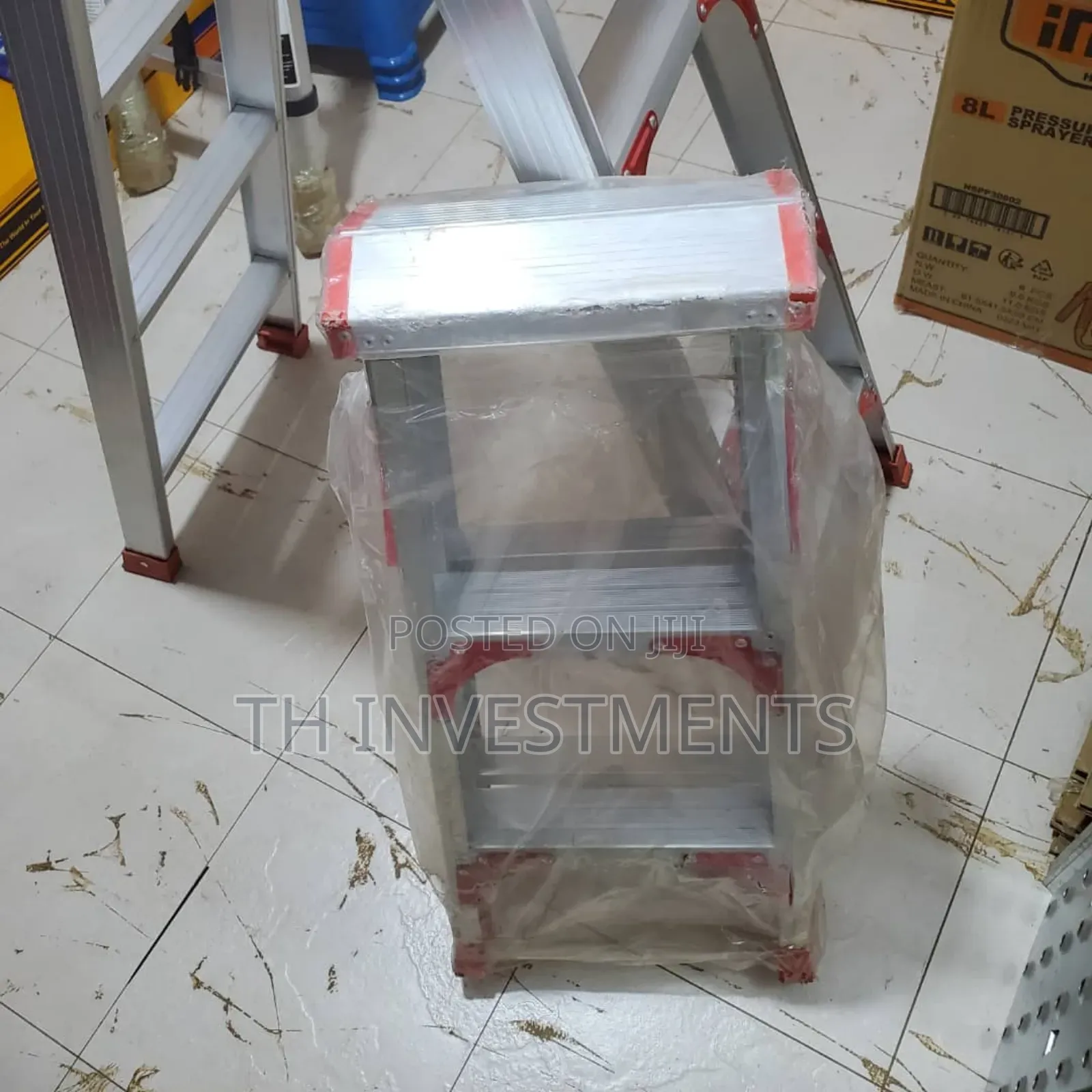 3step Aluminum Ladder for Outdoor Home Industrial Grade