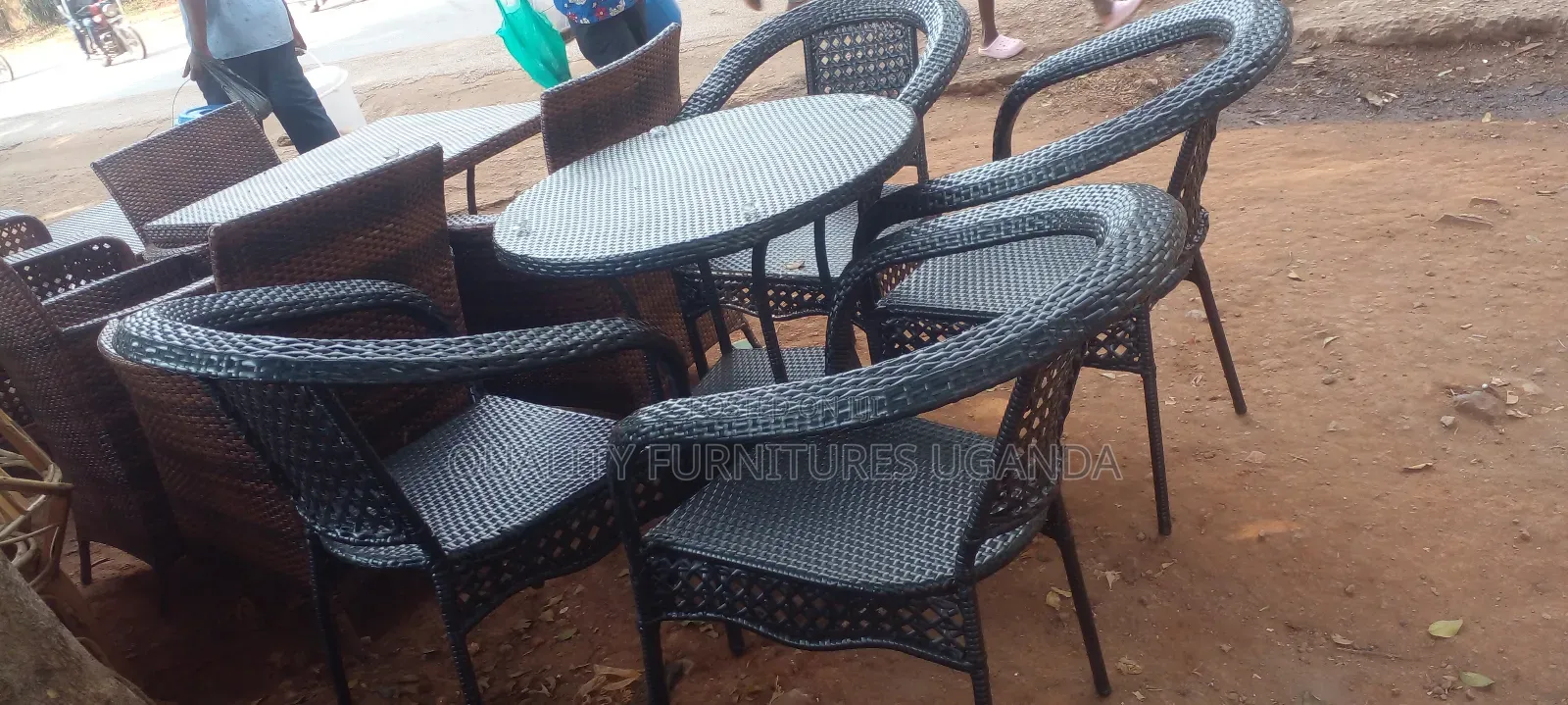 4 Seats Rattan Dinning Table