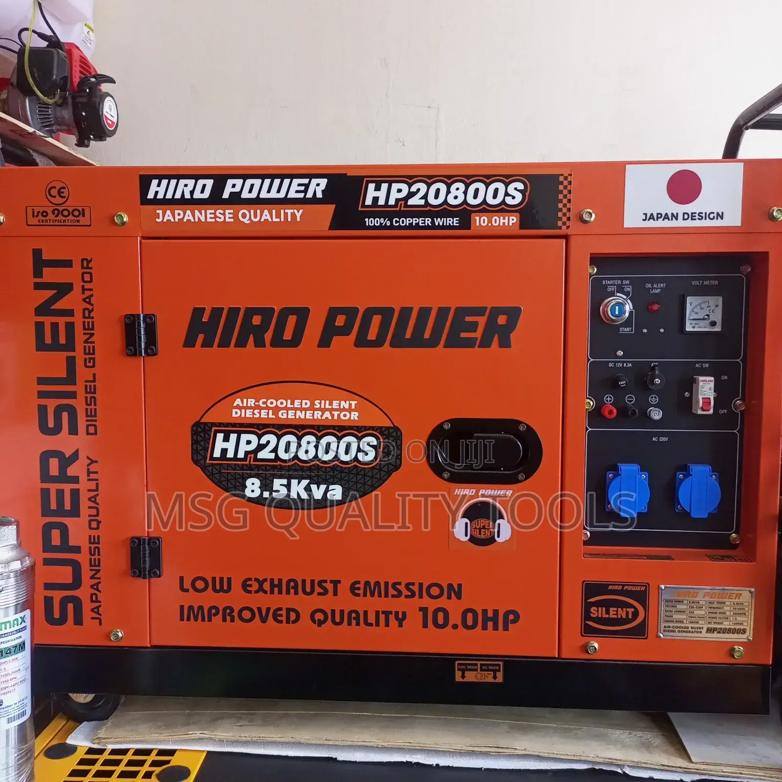 Super Silent Generator 8.5kwa