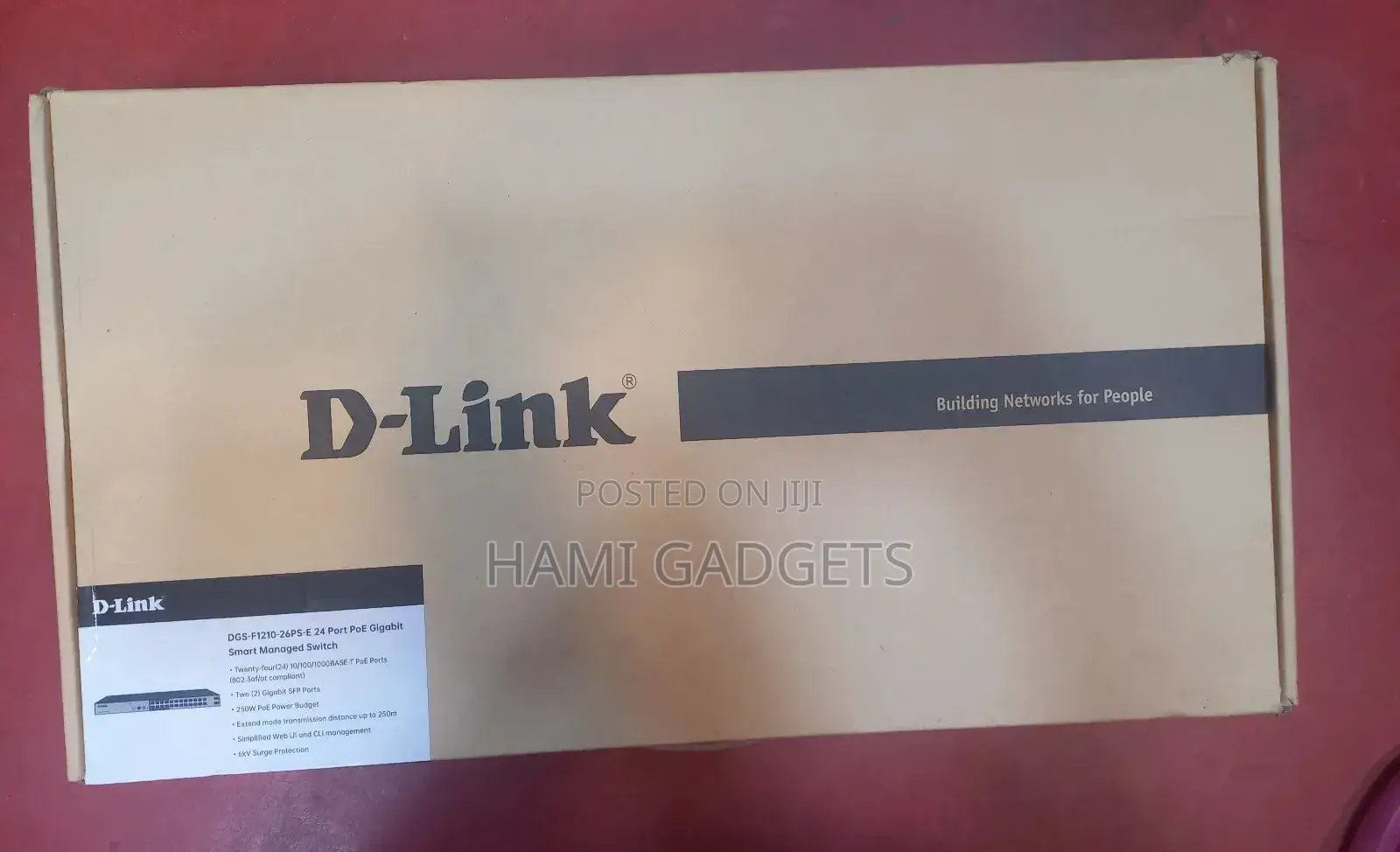 24port Poe Gigabit Smart Managed Switch DGS F1210 26ps-E