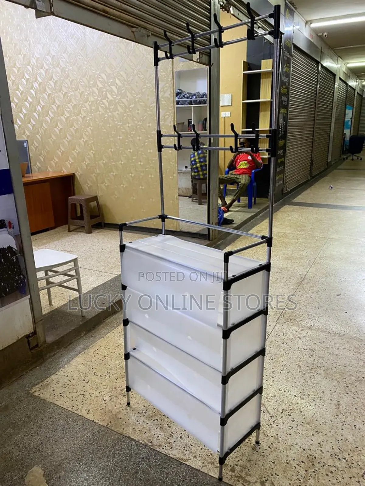 5 Tier Metal Shoes Shelf