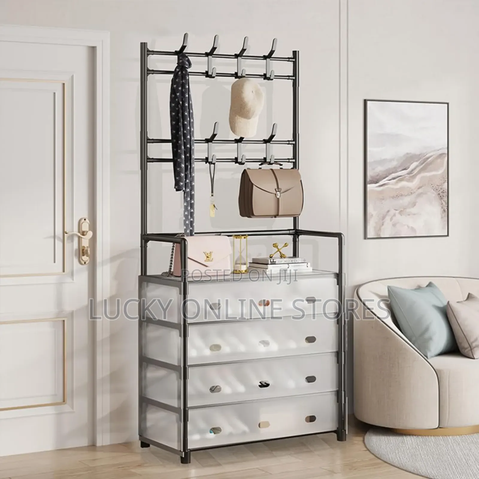 5 Tier Metal Shoes Shelf