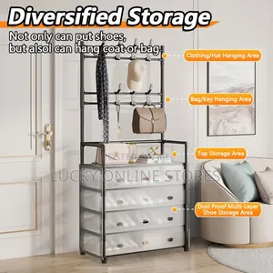 5 Tier Metal Shoes Shelf