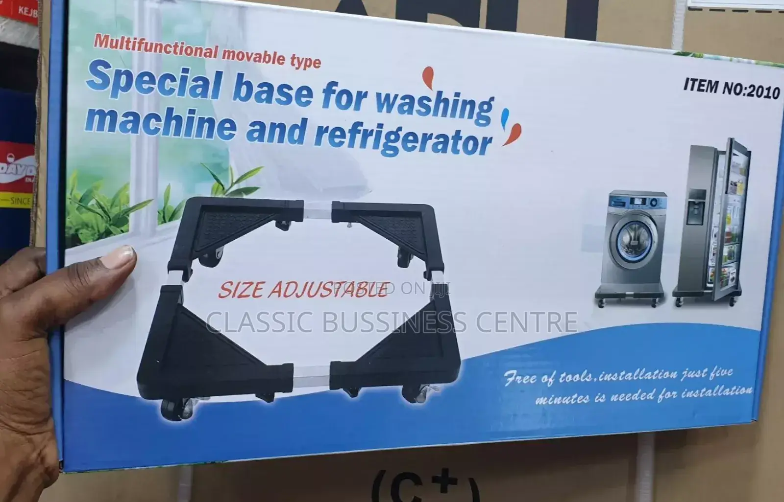 Multifunctional Movable Washing Machine and Refrigerators