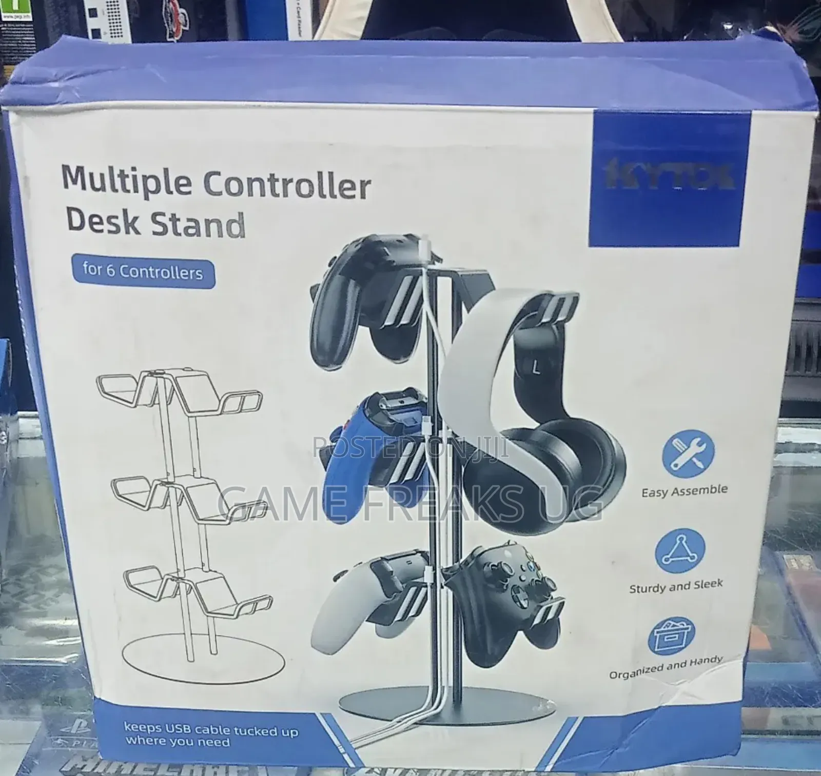 Multiple Controller Desk Stand