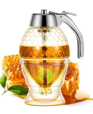 Transparent Honey Dispenser Jar