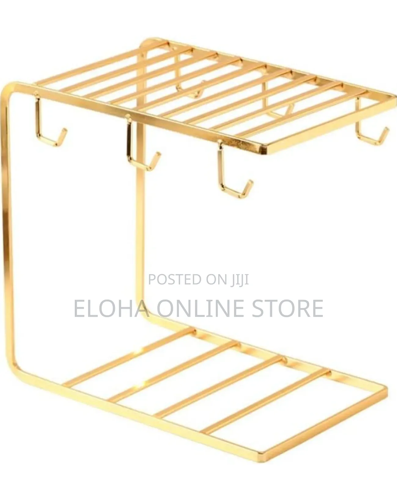 C-Shaped Mug Holder With Hook