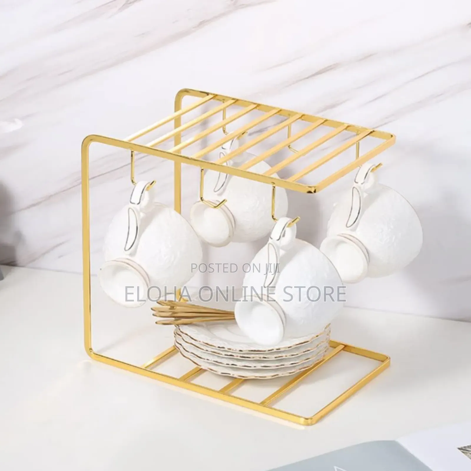 C-Shaped Mug Holder With Hook