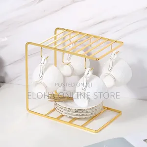 C-Shaped Mug Holder With Hook