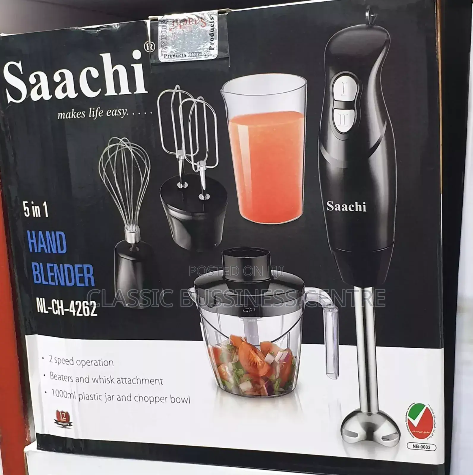 Saachi 5 in 1 Hand Blender/ Hand Blender