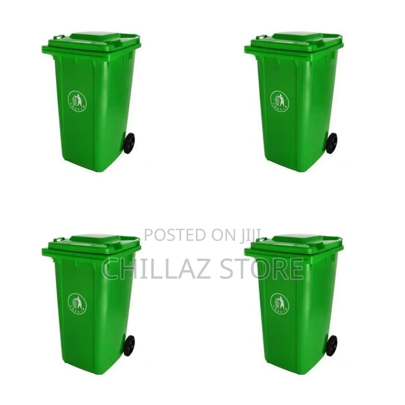 120 Litres Waste Bin With Wheels.