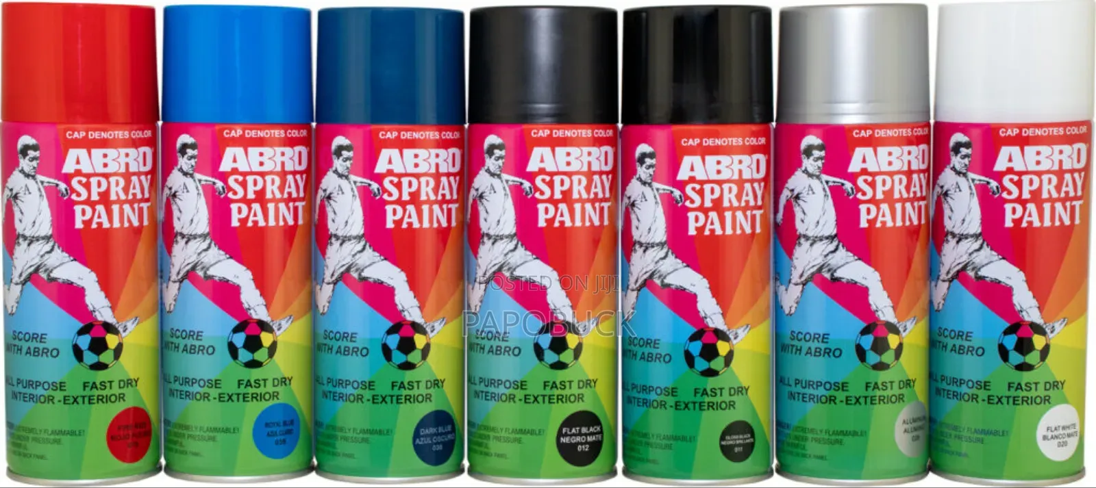 ABRO Authentic High Quality Spray Paint