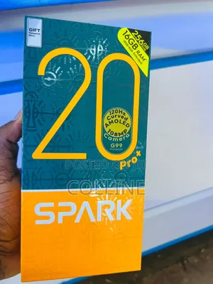 New Tecno Spark 20 Pro Plus 256 GB Gold