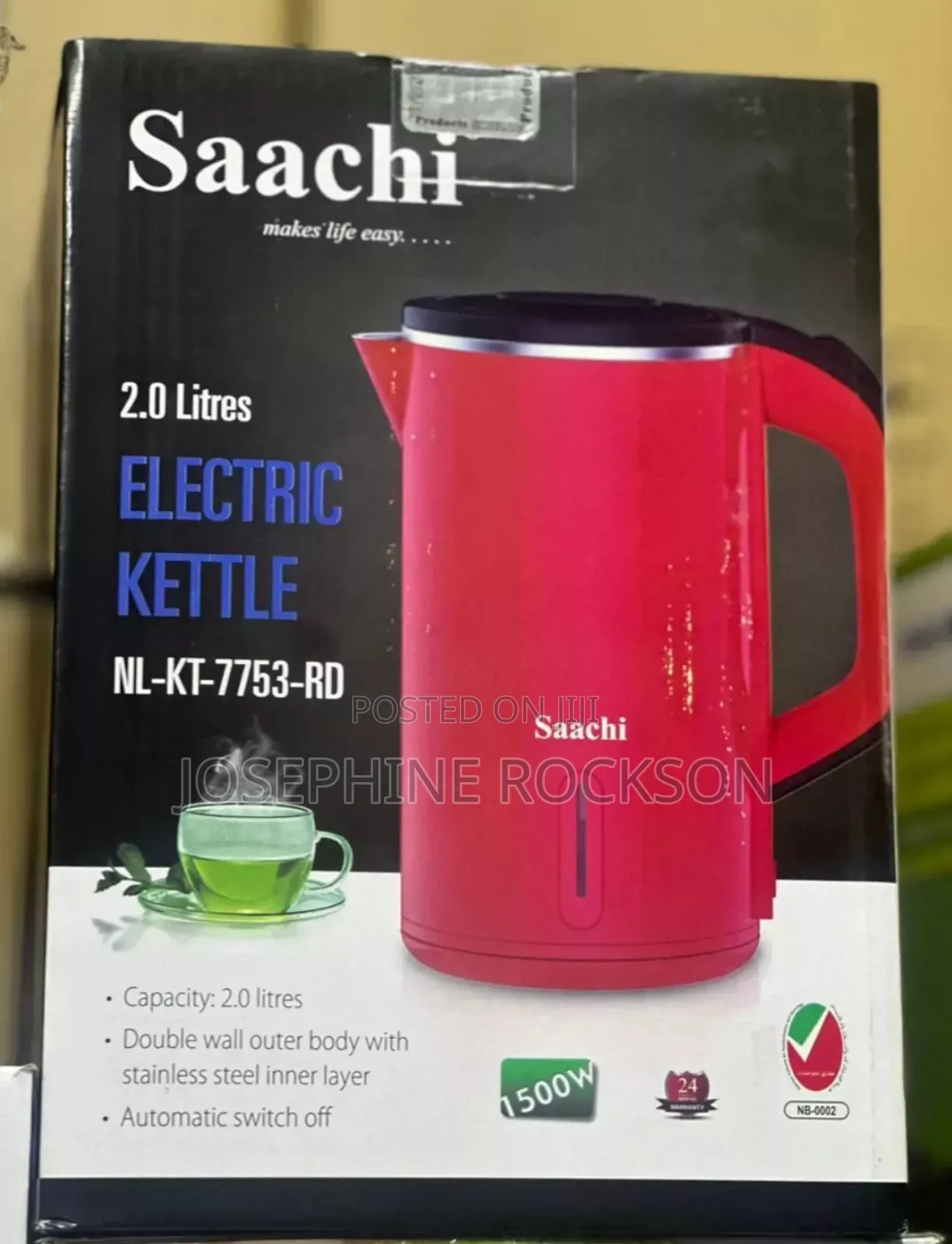2.0litres Electric Kettle