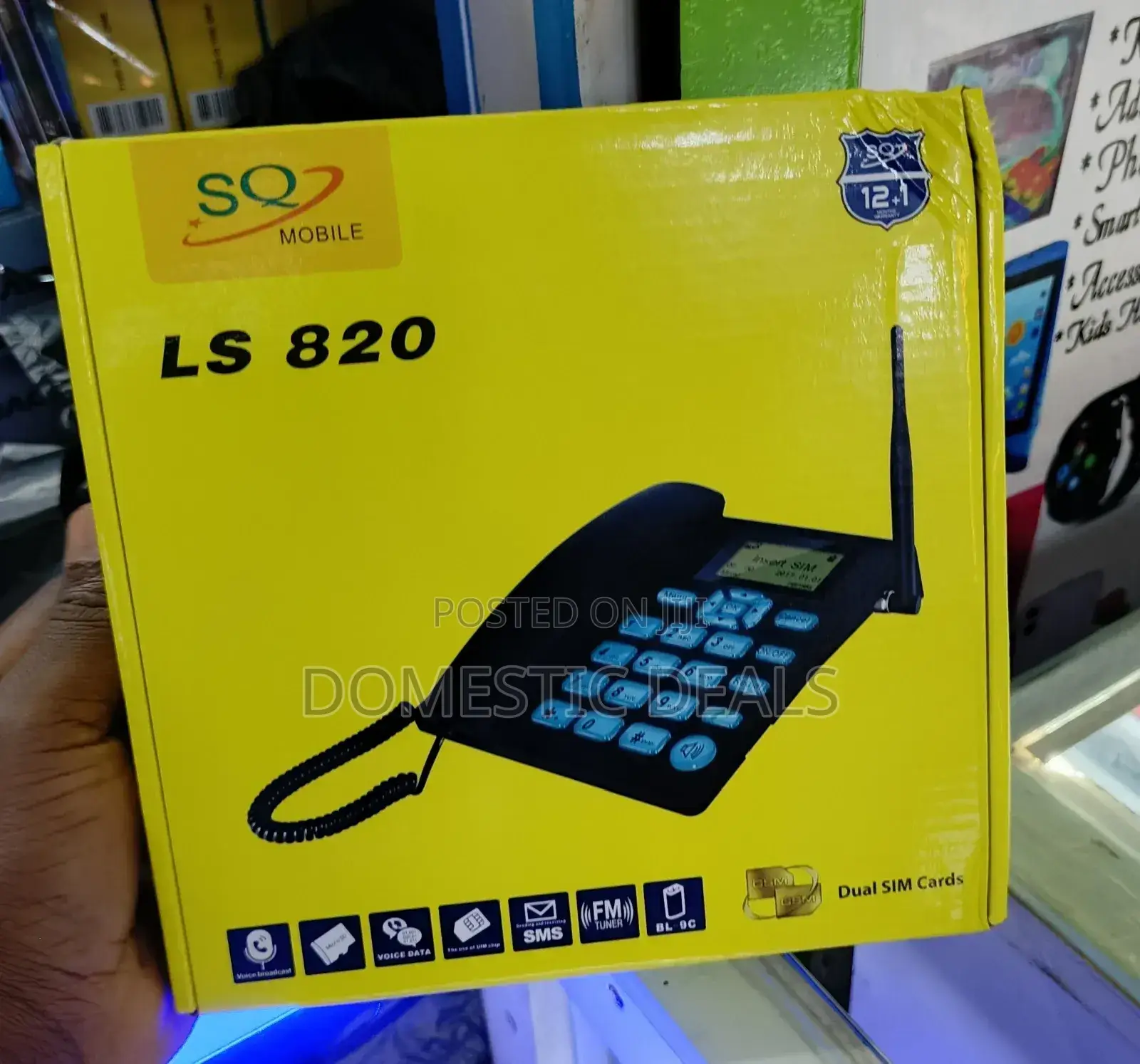 SQ Mobile LS-820 Landline Dual SIM Phone