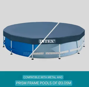 INTEX 3.05 Meters Round Metal Frame Swimming Pool Cover