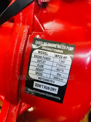 High Pressure Water Pump 7.5HP