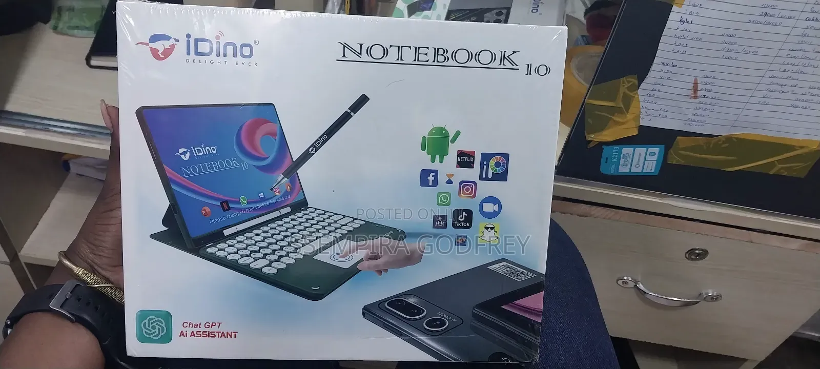 New Idino Notebook 10 512 GB Pink