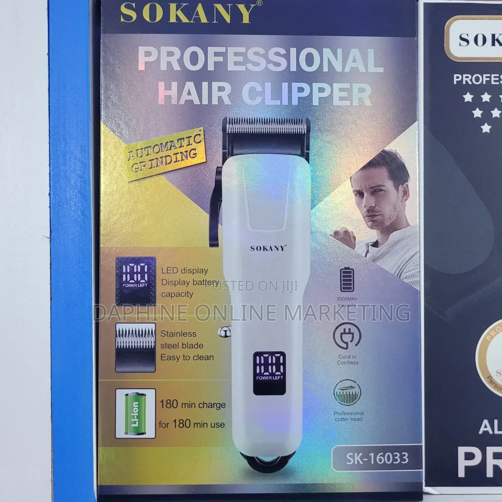 Hair Clipper Rechargeable/Sokany Hair Trimmer