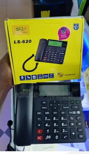 SQ Mobile LS-620 Landline Phone With Calculator