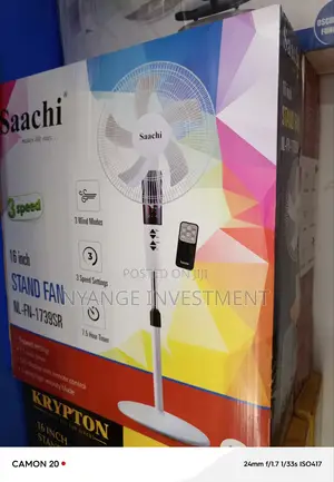 Sachi Stand Fan With Remote