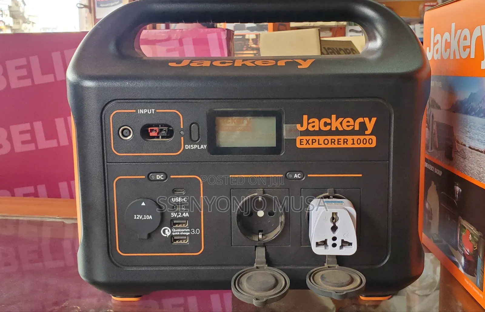 Jackery Explorer 1000 Portable Power Station -1000w-12v-Pure