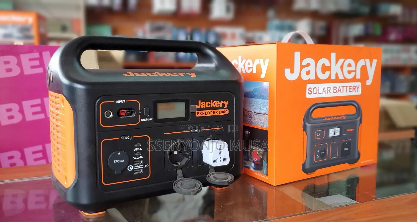 Jackery Explorer 1000 Portable Power Station -1000w-12v-Pure