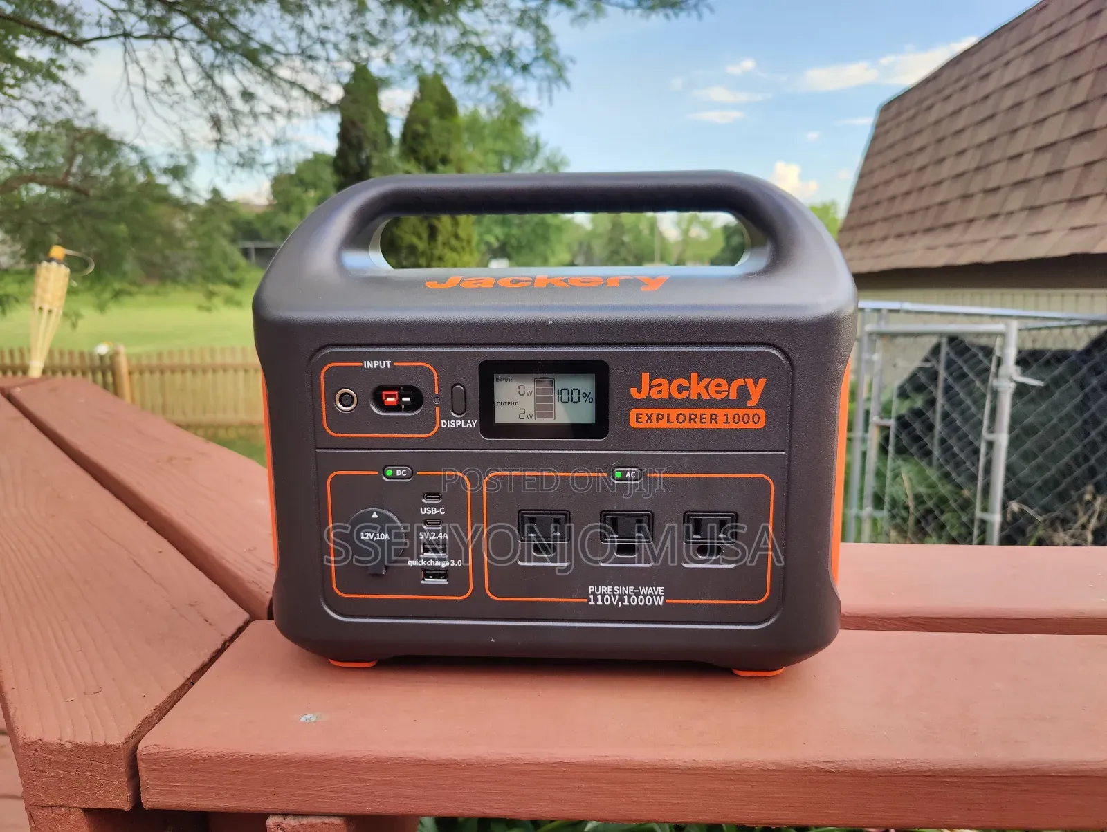 Jackery Explorer 1000 Portable Power Station -1000w-12v-Pure