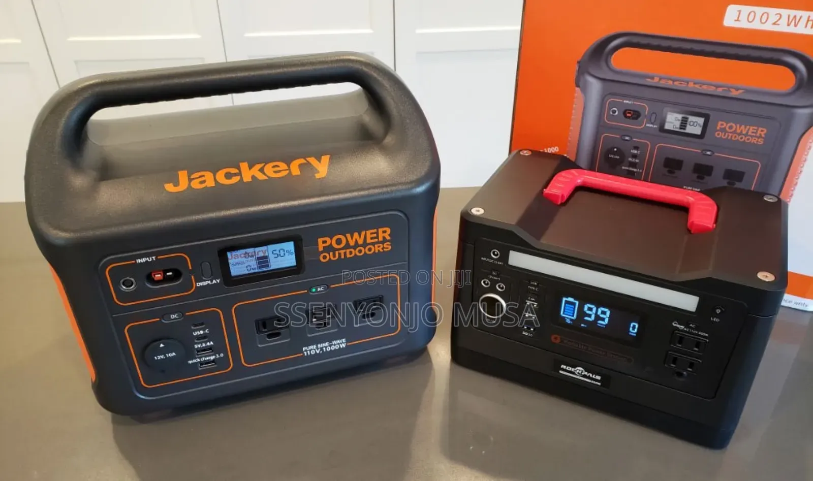 Jackery Explorer 1000 Portable Power Station -1000w-12v-Pure