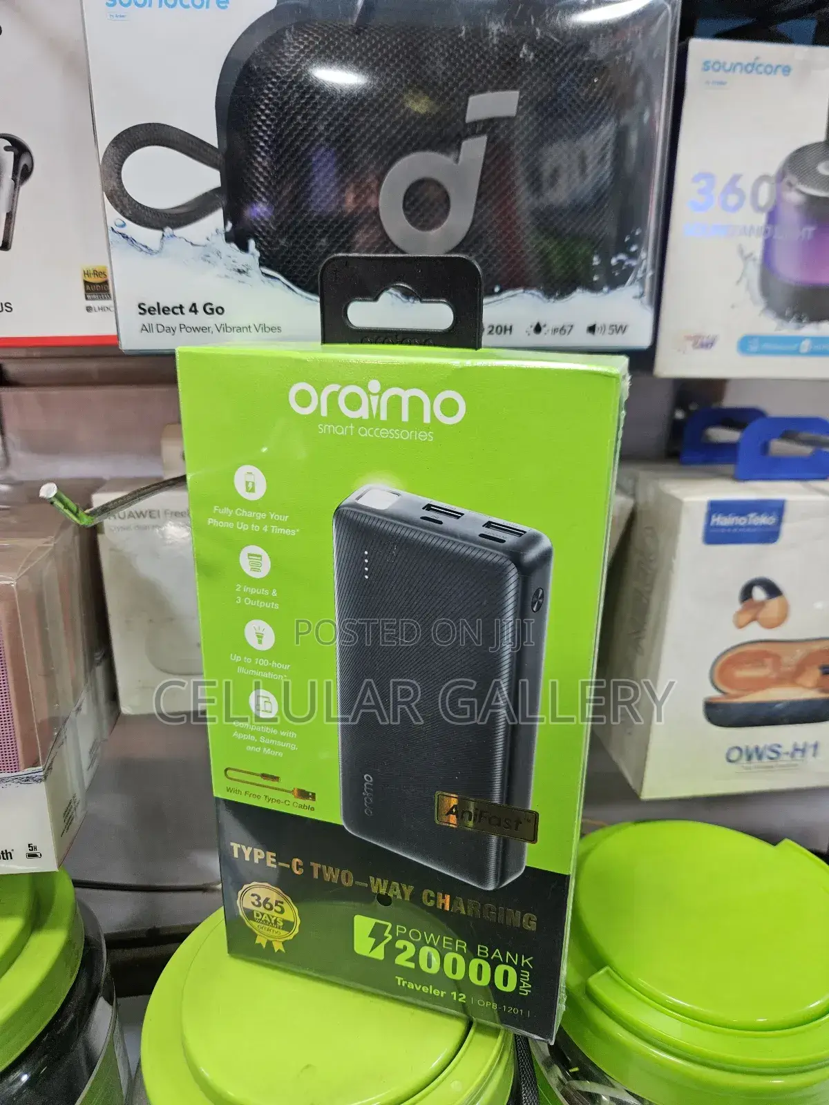 Oraimo Powerbank 20,000mah With Type-C Output