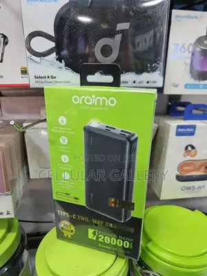 Oraimo Powerbank 20,000mah With Type-C Output