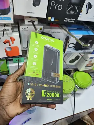 Oraimo Powerbank 20,000mah With Type-C Output