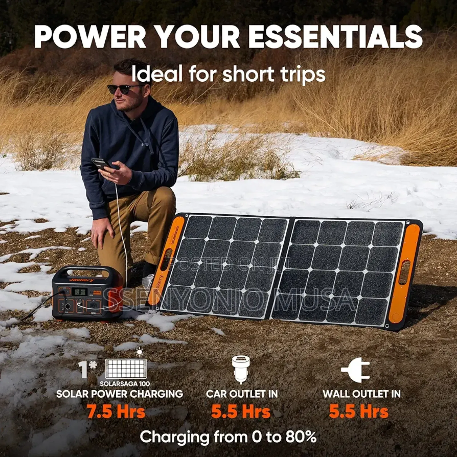 Jackery Explorer 500 Portable Power Station-518wh Solar Gen-