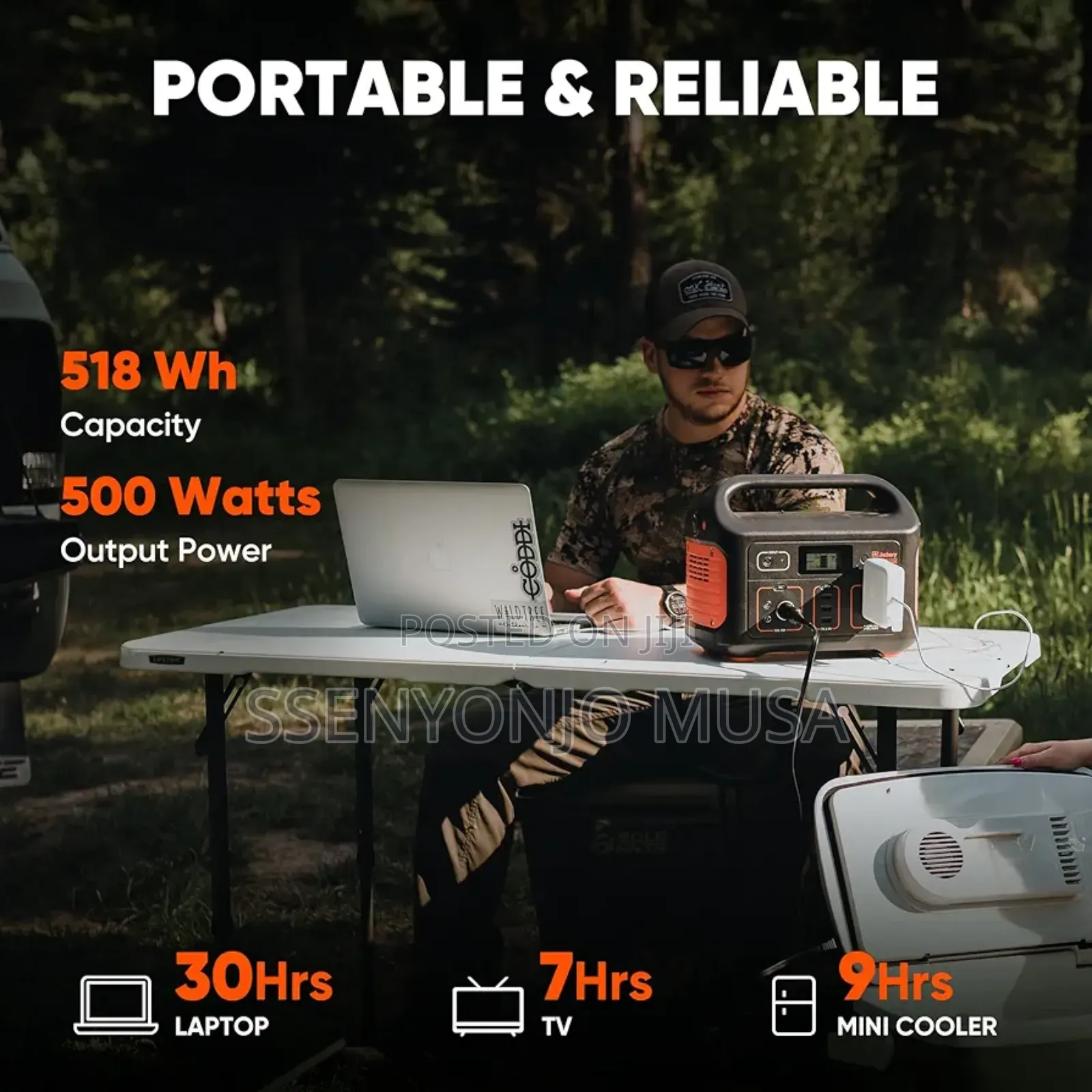 Jackery Explorer 500 Portable Power Station-518wh Solar Gen-
