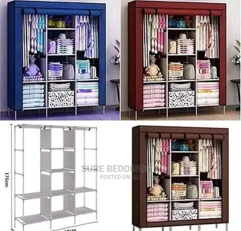 Strong Metalic Frame Wardrobes